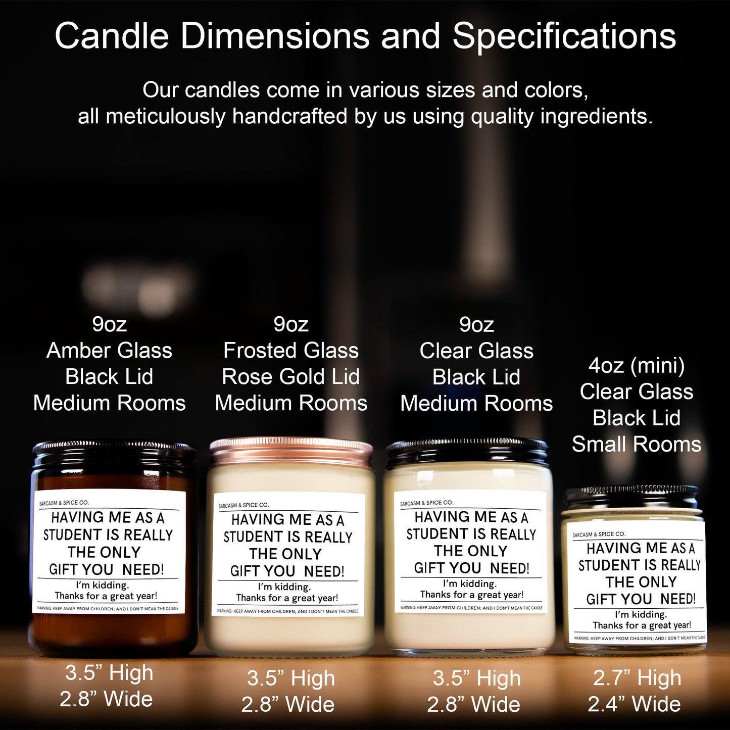 Teacher Appreciation Gift for Teacher Day from Student Candle Best Educator Thank Your Present Really the Only Gift You Need!