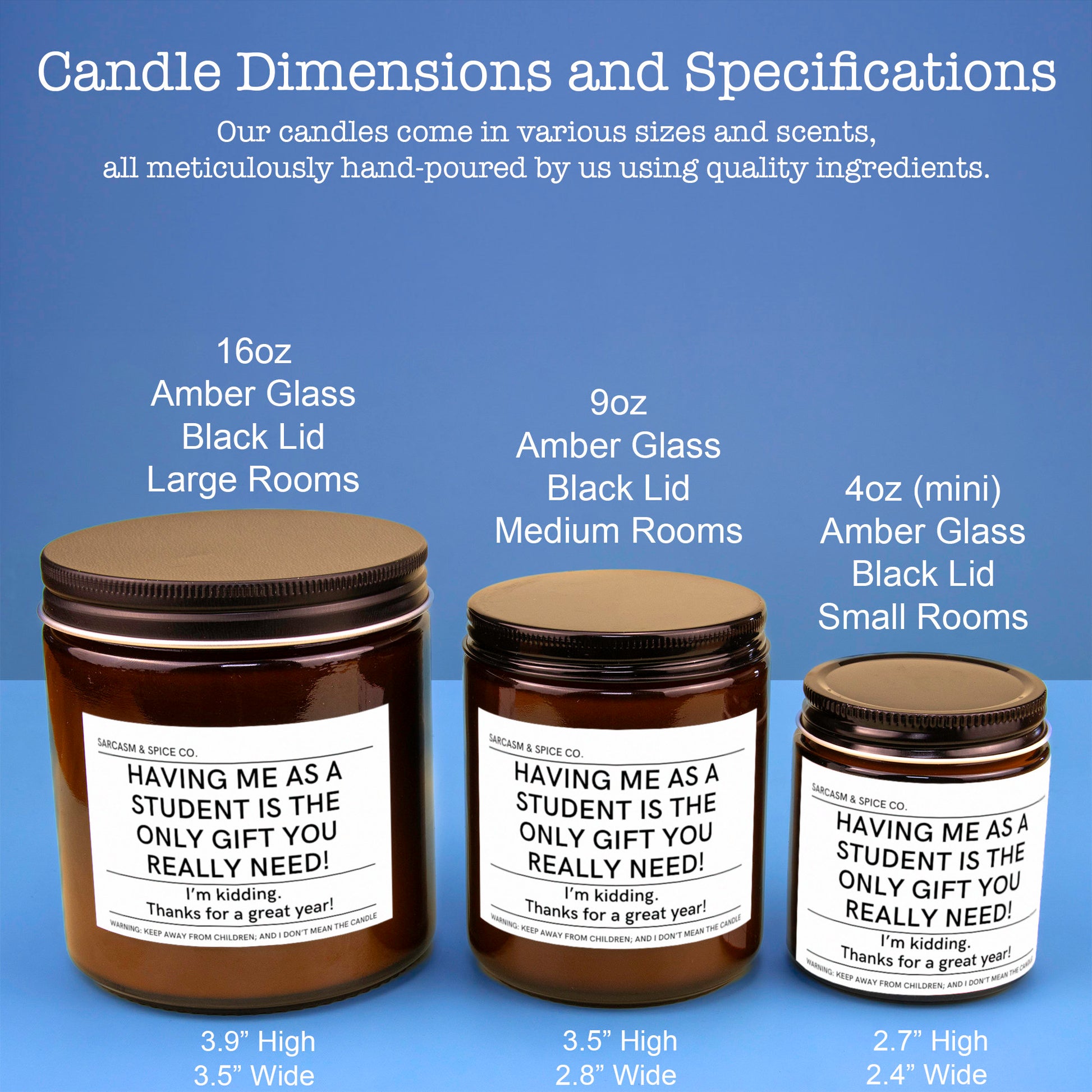 Teacher Appreciation Gift for Teacher Day from Student Candle Best Educator Thank Your Present Having Me as Student Only Gift You Need