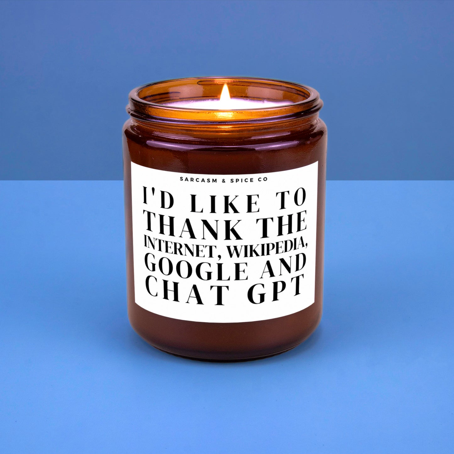 Graduation Gift Bachelors Graduation School Masters Graduation Nursing School Grad Funny Grad Soy Candle I'd Like to Thank the Internet