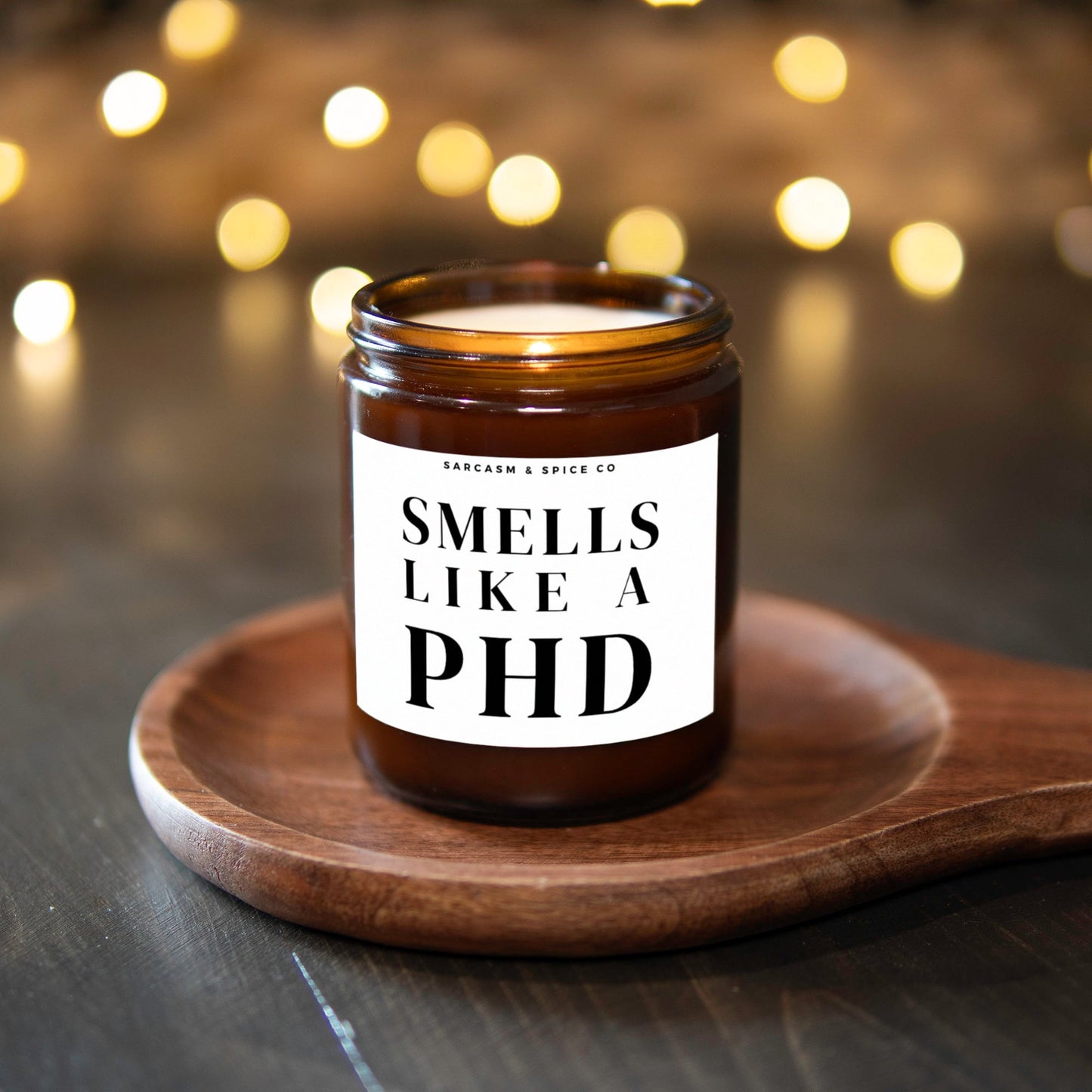 PHD Graduation Gift Funny Ph.D Doctorate Graduation Gift Doctoral Student Dissertation Hand Poured Soy Wax Candle Smells like a PHD