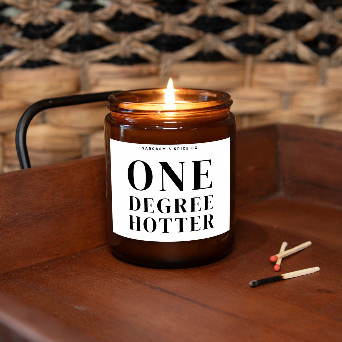 Gift for Friend Graduation School Job New Life Nurse Gift for Her Teacher Gift for Daughter Hand Poured Soy Wax Candle One Degree Hotter