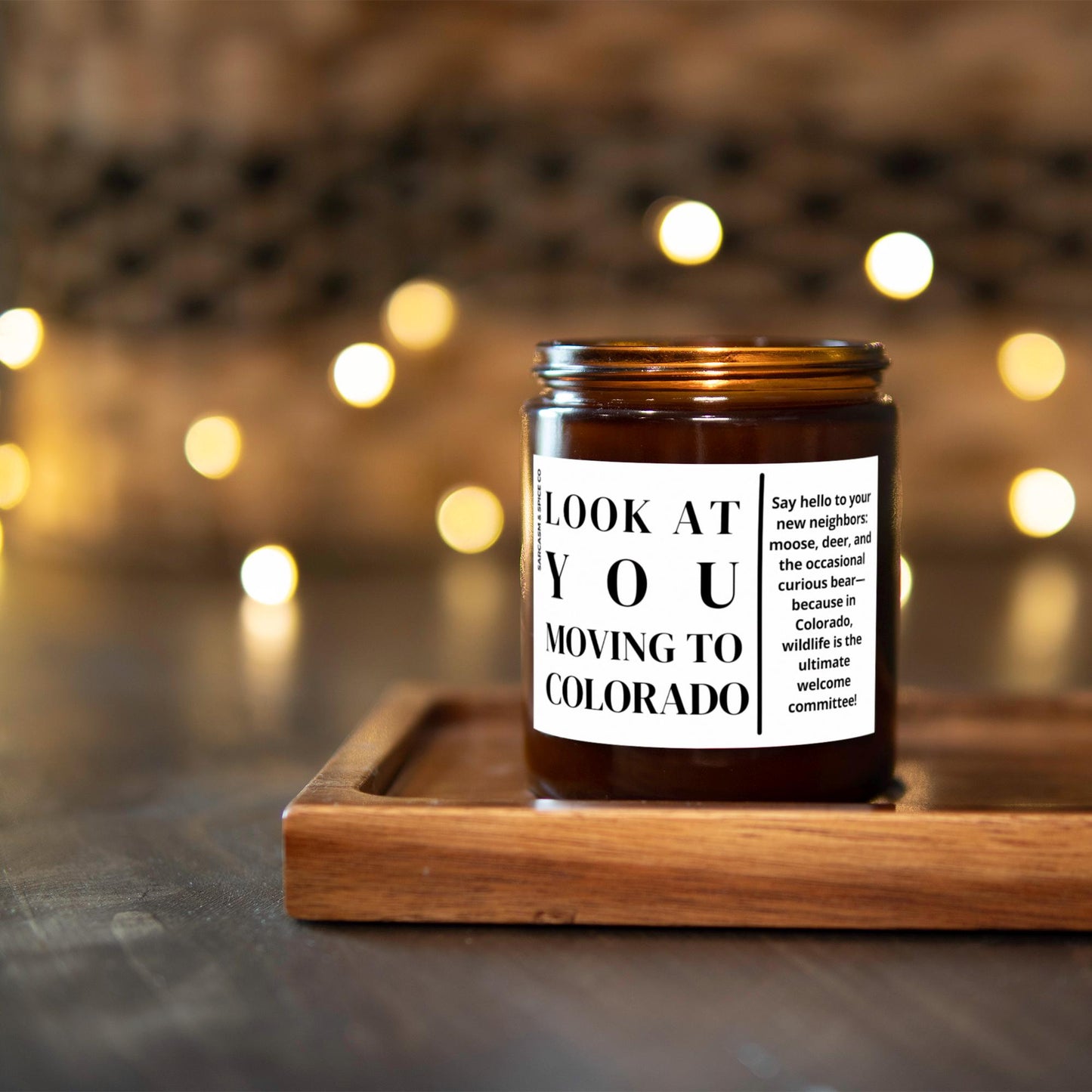 Colorado Moving Gift for New Home Housewarming Gift Friend Family Moving Job New Life Hand-Poured Soy Candle Look At You Moving To Colorado