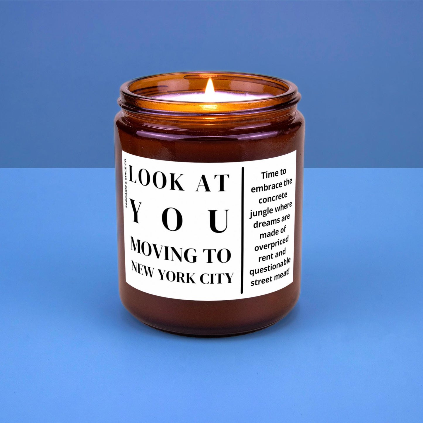 New York City Moving Gift for New Home Housewarming Gift Friend Family Moving Job New Life Soy Candle Look At You Moving To New York City