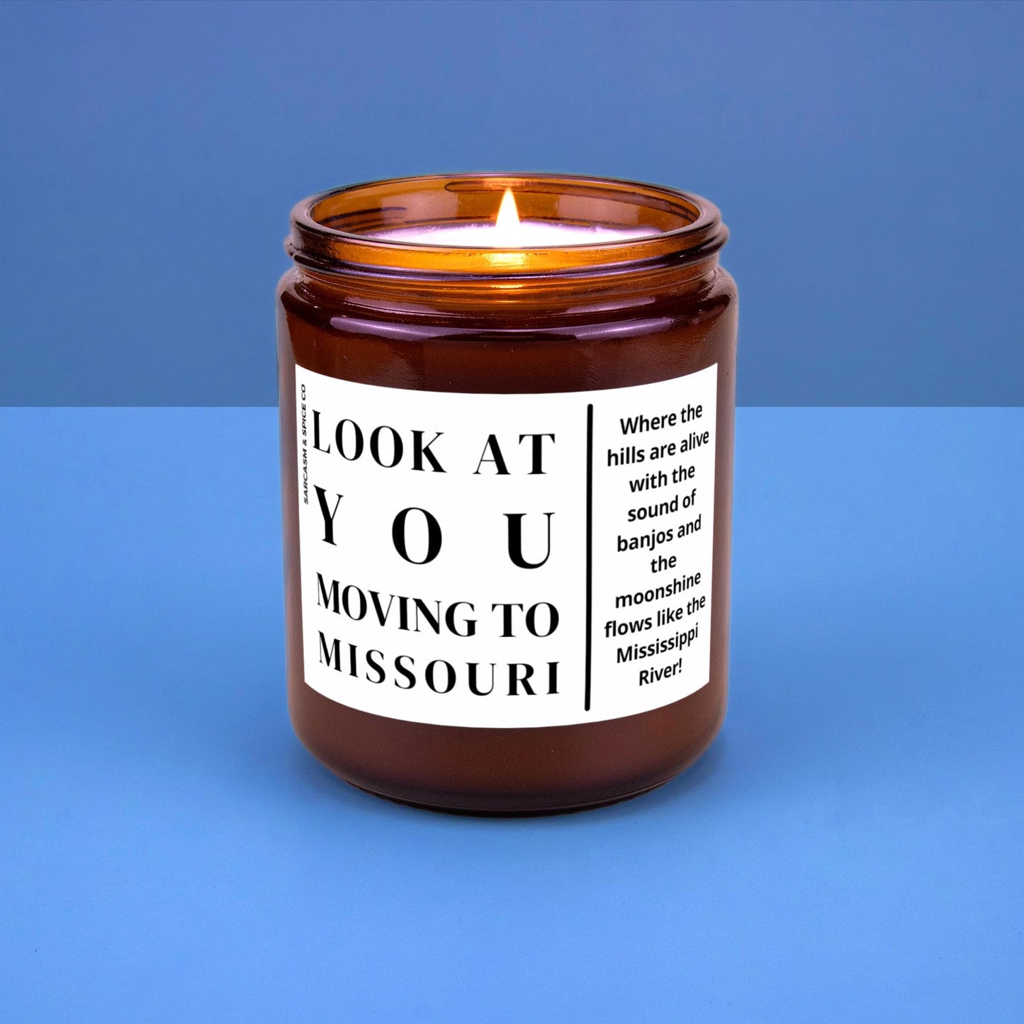 Missouri Moving Gift for New Home Housewarming Gift Friend Family Moving Job New Life Hand-Poured Soy Candle Look At You Moving To Missouri