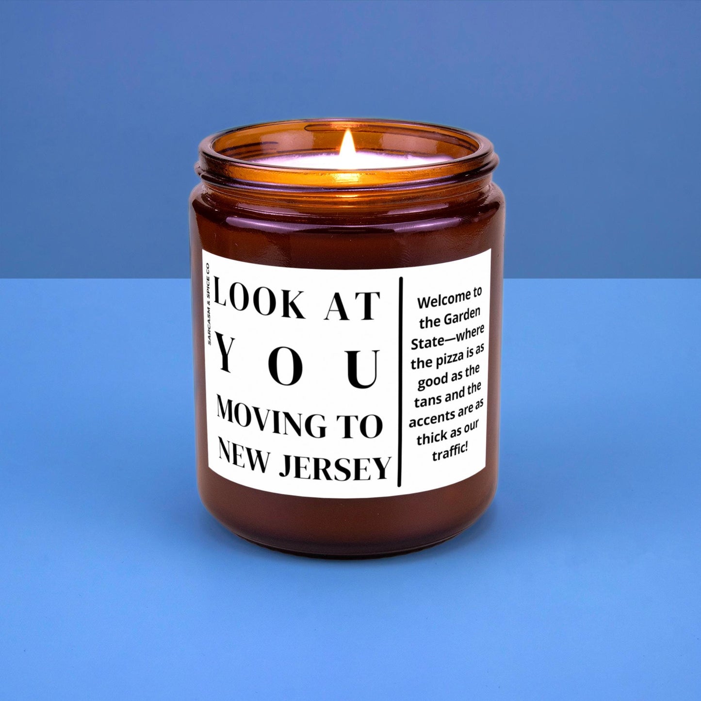 New Jersey Moving Gift for New Home Housewarming Gift Friend Family Moving Job New Life Soy Candle Look At You Moving To New Jersey