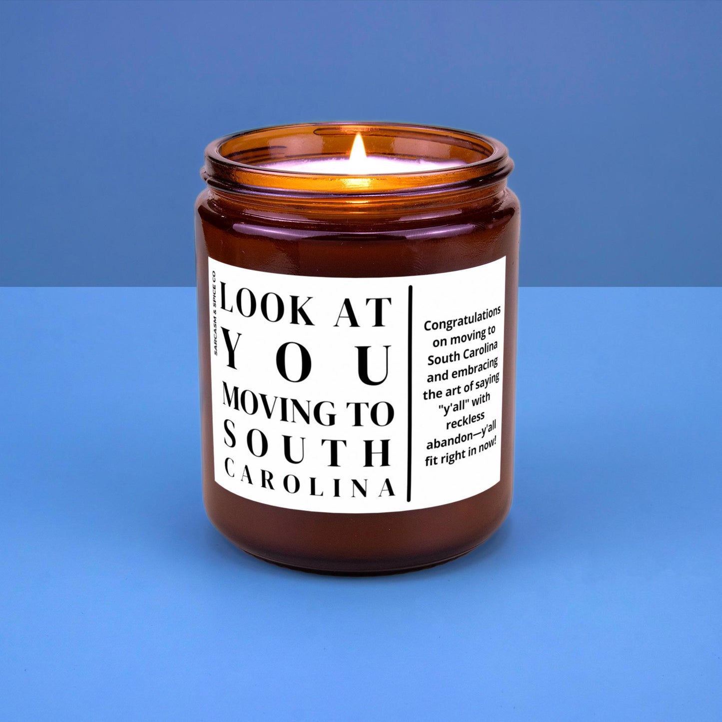 South Carolina Moving Gift for New Home Housewarming Gift Friend Family Moving Job New Life Soy Candle Look At You Moving To South Carolina