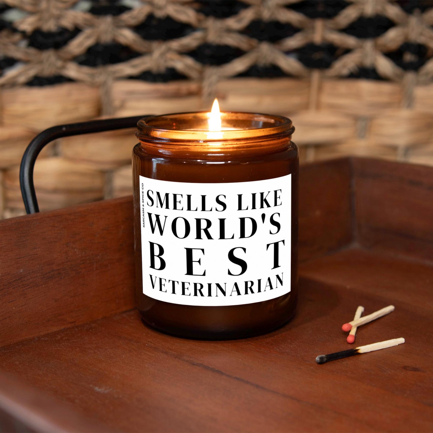 Gift for Veterinarian Gift for Vet Candle Vet Tech Week Vet Assistant VMD Gift Vet Smells Like Worlds Best Vet Veterinarian