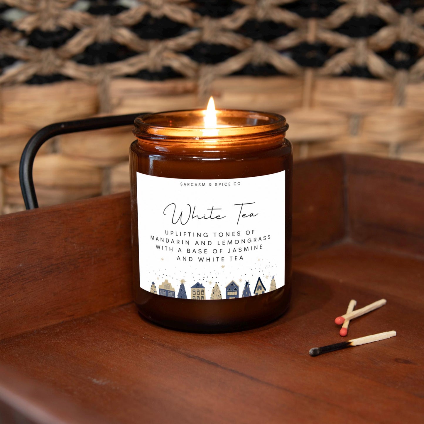 White Tea Candle Lover Gifts for Her Home Decor Candle Homemade Hand Poured Soy Wax Candle Clean Scent Perfect Gift for Home 5