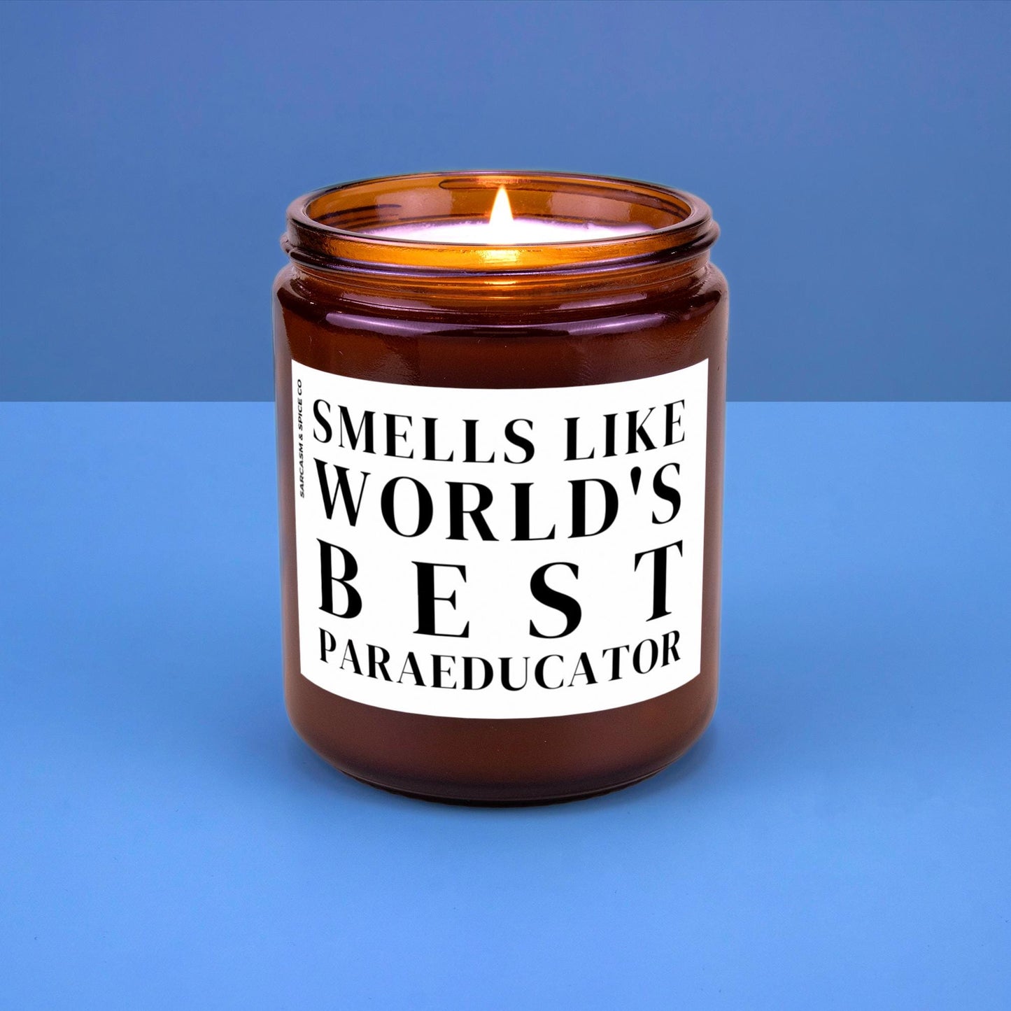 Paraeducator Appreciation Gift Special Educator Candle Funny Surprise Gift for Teacher Smell Like Worlds Best Paraeducator