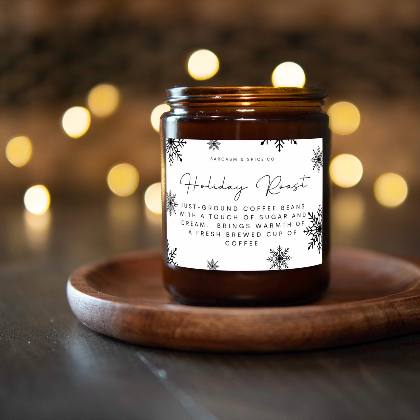 Holiday Roast Candle Lover Gifts for Her Home Decor Candle Homemade Hand Poured Soy Wax Candle Clean Scent Perfect Gift for Home 2