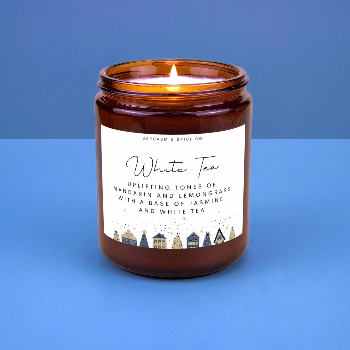 White Tea Candle Lover Gifts for Her Home Decor Candle Homemade Hand Poured Soy Wax Candle Clean Scent Perfect Gift for Home