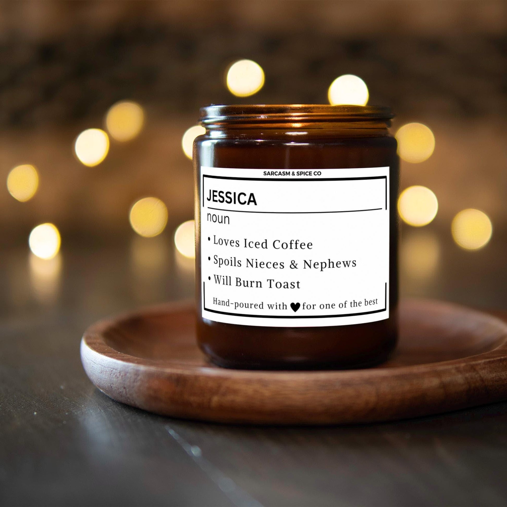Name Definition Candle Name Custom Friend Definition Gift Name Meaning Gift Funny Birthday Gift Best Friend Personalized Candle 3