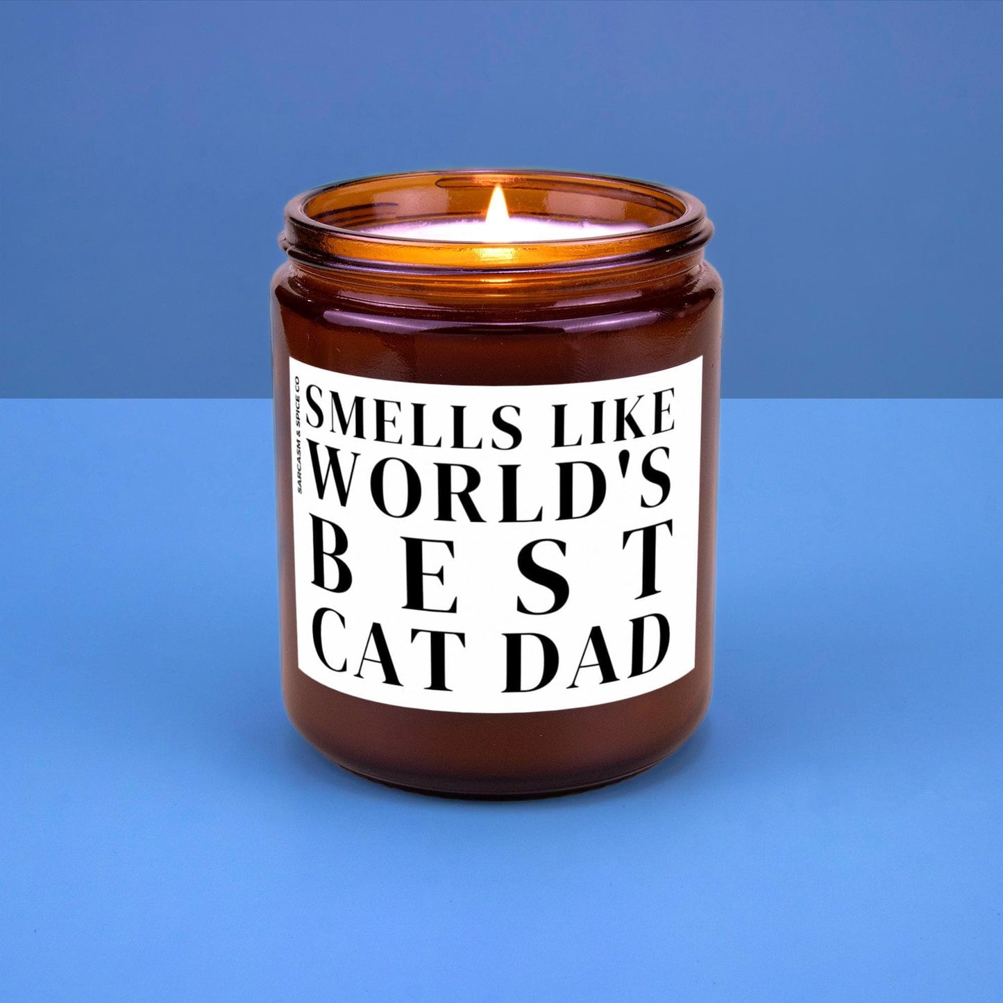Cat Dad Gift For Cat Dad Owners Gift Cat Lover Candle Smells Like Worlds Best Cat Dad