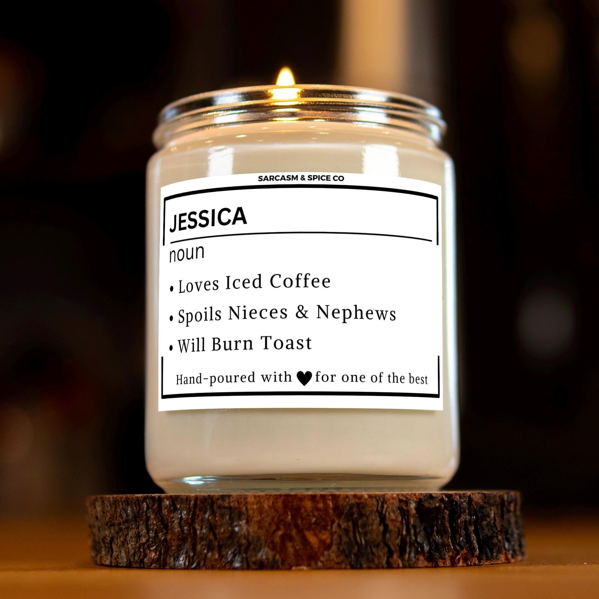 Name Definition Candle Name Custom Friend Definition Gift Name Meaning Gift Funny Birthday Gift Best Friend Personalized Candle 2