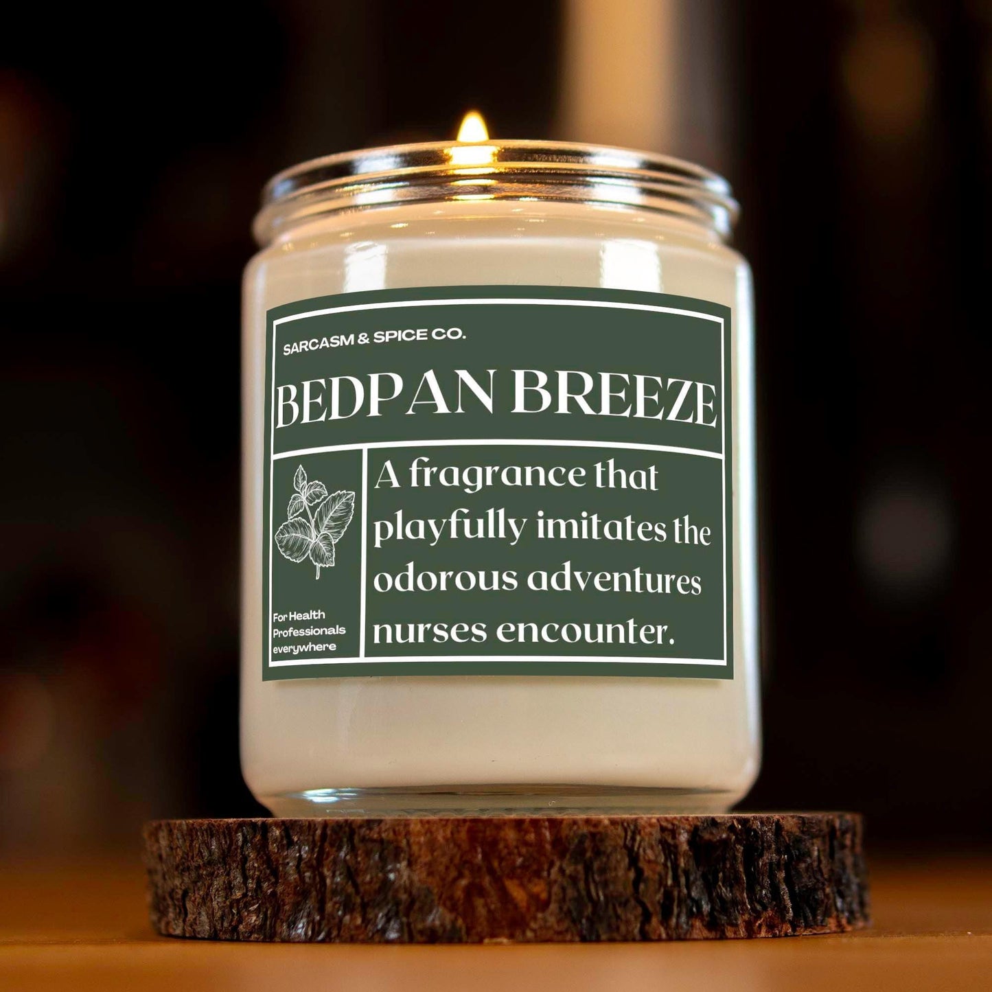 Nurse Gift for RN Candle Healthcare Professional Candle Registered Nurse Graduation Gift Appreciation RN Doctors Gift CNA Bedpan Breeze 3