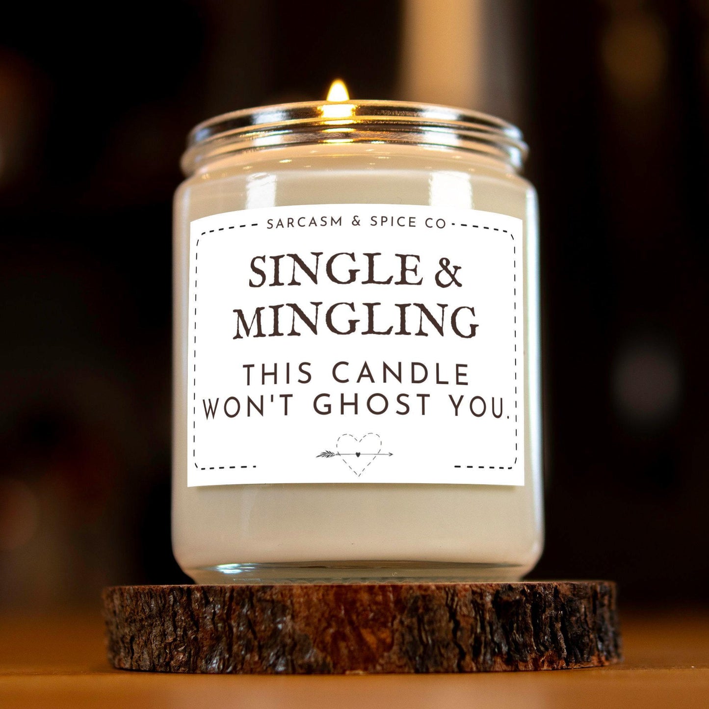 BFF Gift for Galentines Day Candle Galentine Funny Candle Girlfriend Gift BFF Valentines Day Best Friend Bridesmaid Single & Mingling 2