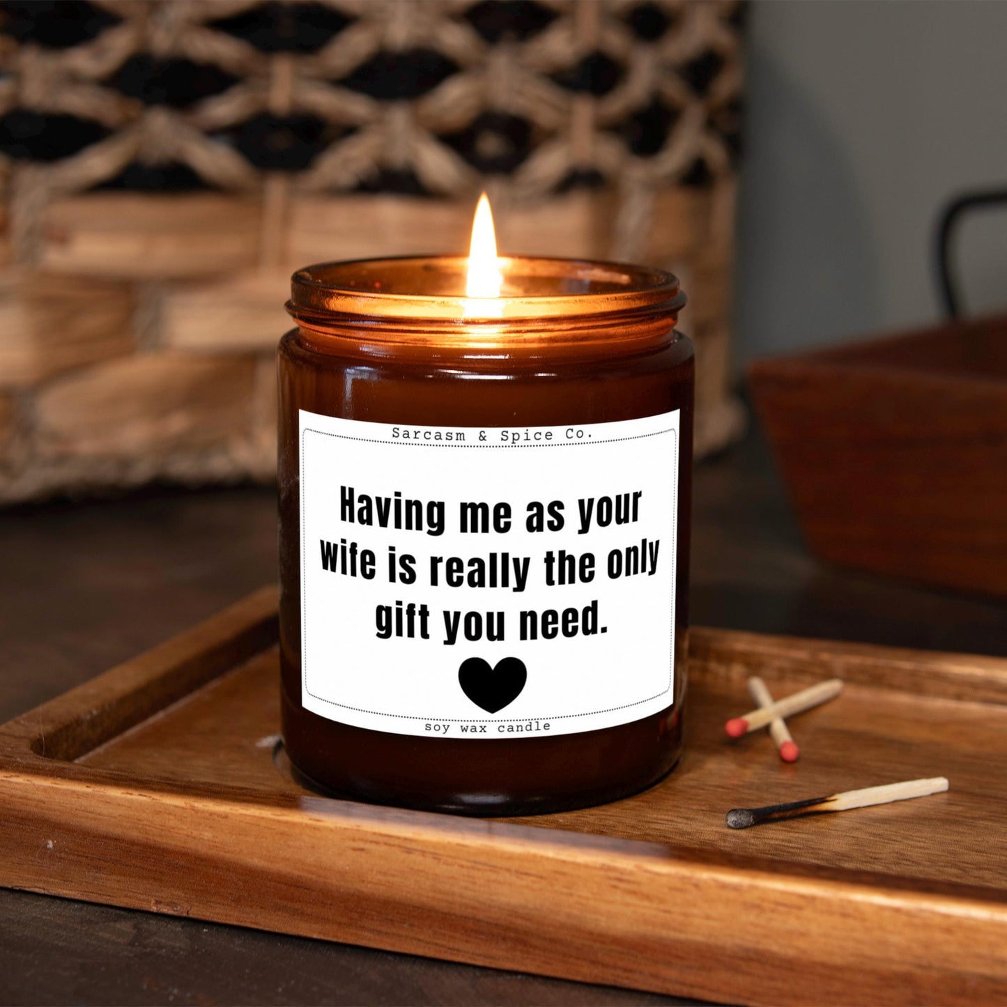 Husband Gift for Valentines Day Gift Vday Candle for Her Valentines Candle Anniversary Gift for Husband Wife Only Gift You Need 5