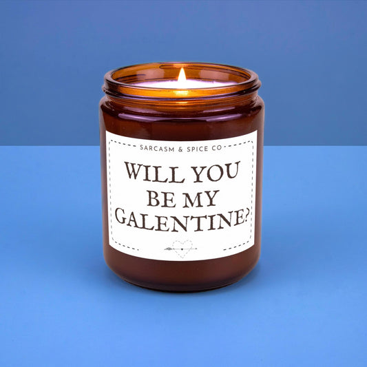 Will You Be My Galentine Gift Galentines Day Galentines Party Galentine Funny Galentine Candle Girlfriend Gift BFF Candle