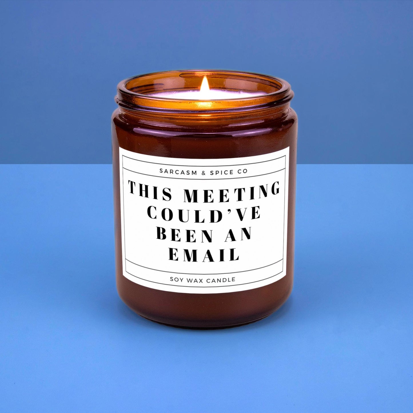 Sarcastic Office Candle for Coworkers Bosses and Anyone Who Loves Funny Work Gifts – This Meeting Could’ve Been an Email Candle