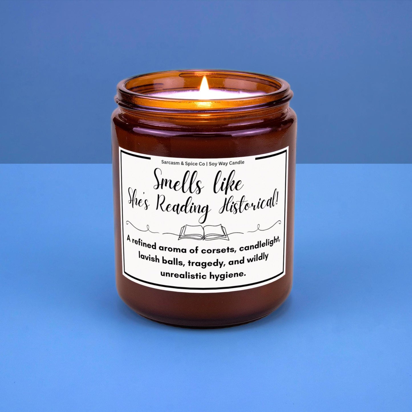 Book Lover Gift for Bookworms Literature Fans Relaxing Literary Scented Candle for Book Lover Candle Smells Like She's Reading Historical