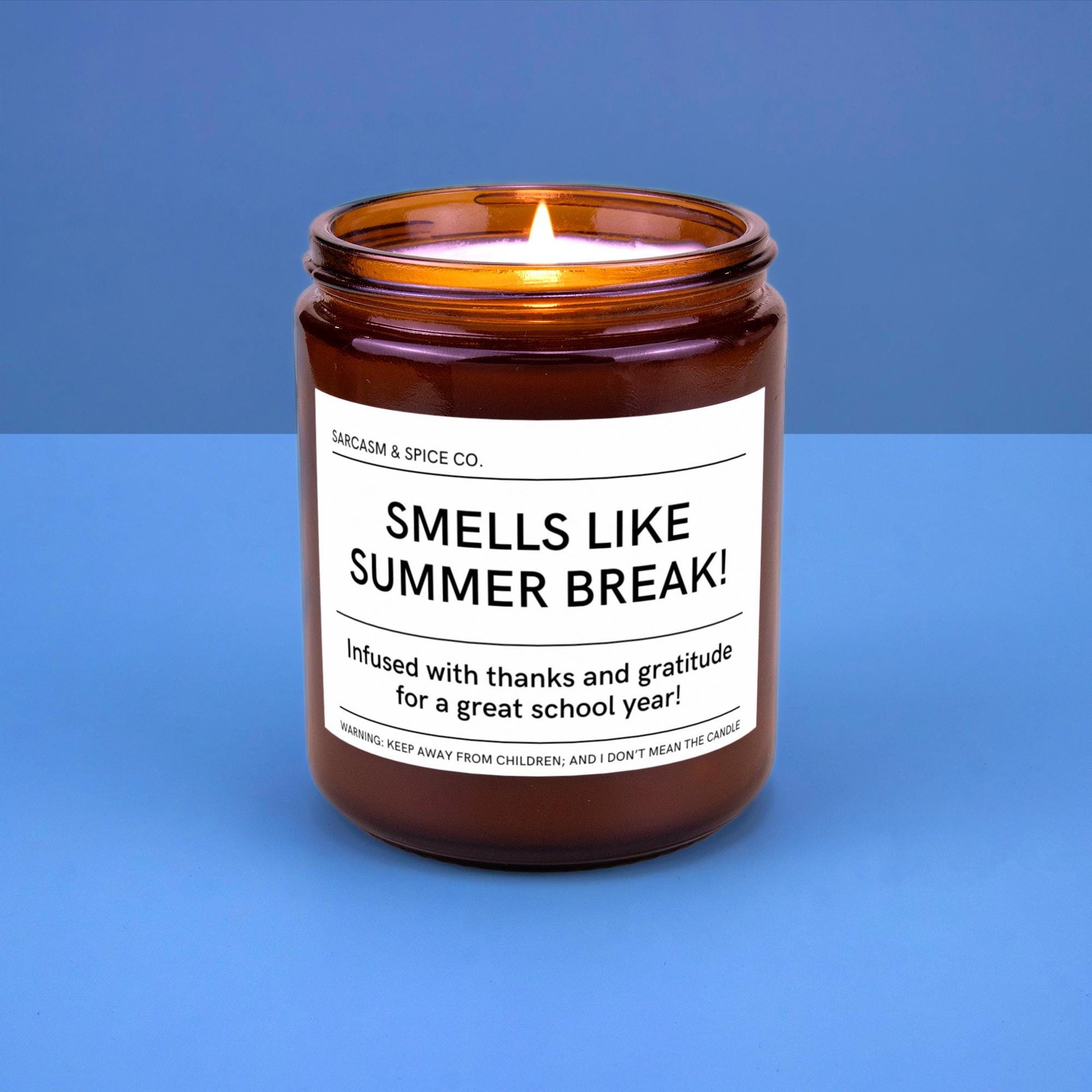 Gift for Teacher Day from Student Teacher Appreciation Gift Candle Best Educator Thank Your Present Smells Like Summer Break