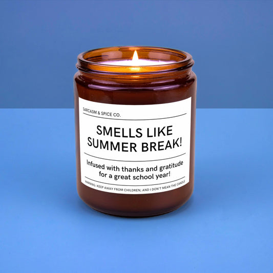 Gift for Teacher Day from Student Teacher Appreciation Gift Candle Best Educator Thank Your Present Smells Like Summer Break