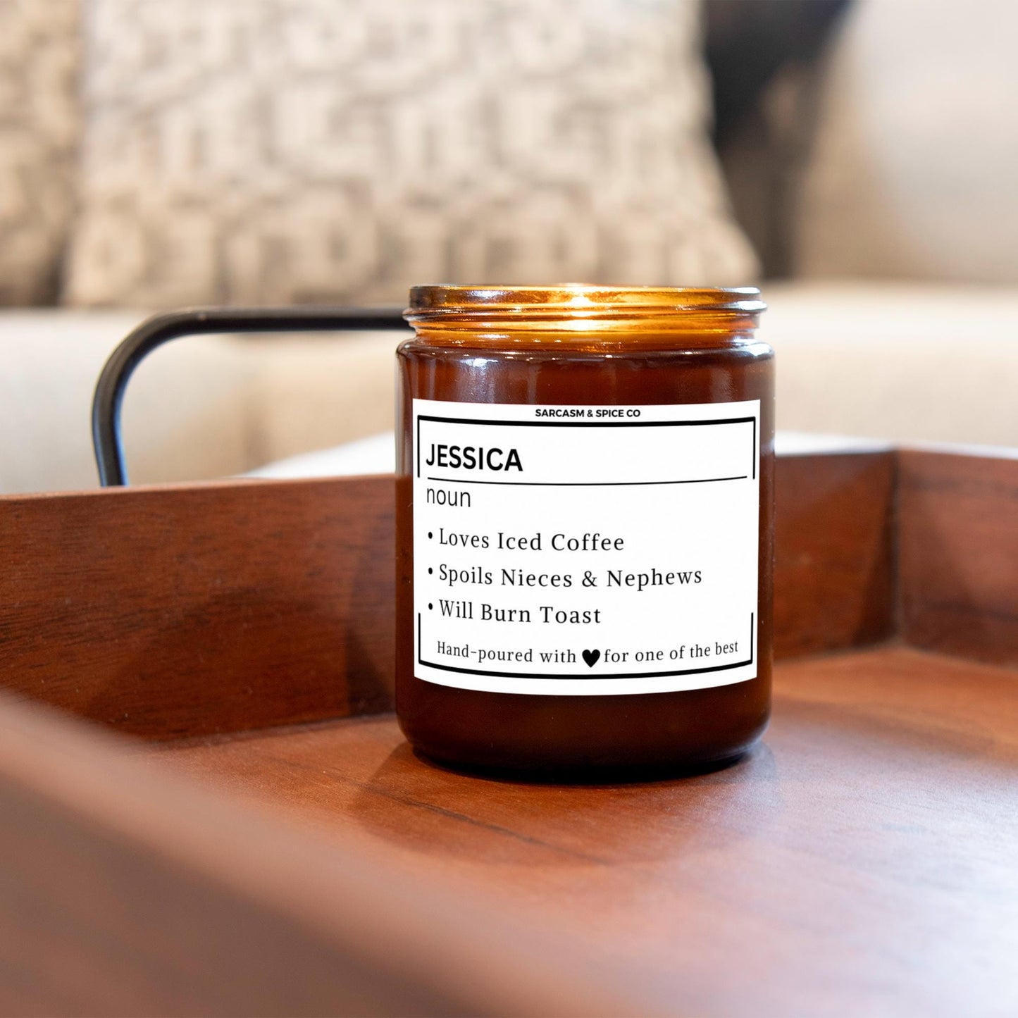 Name Definition Candle Name Custom Friend Definition Gift Name Meaning Gift Funny Birthday Gift Best Friend Personalized Candle 6