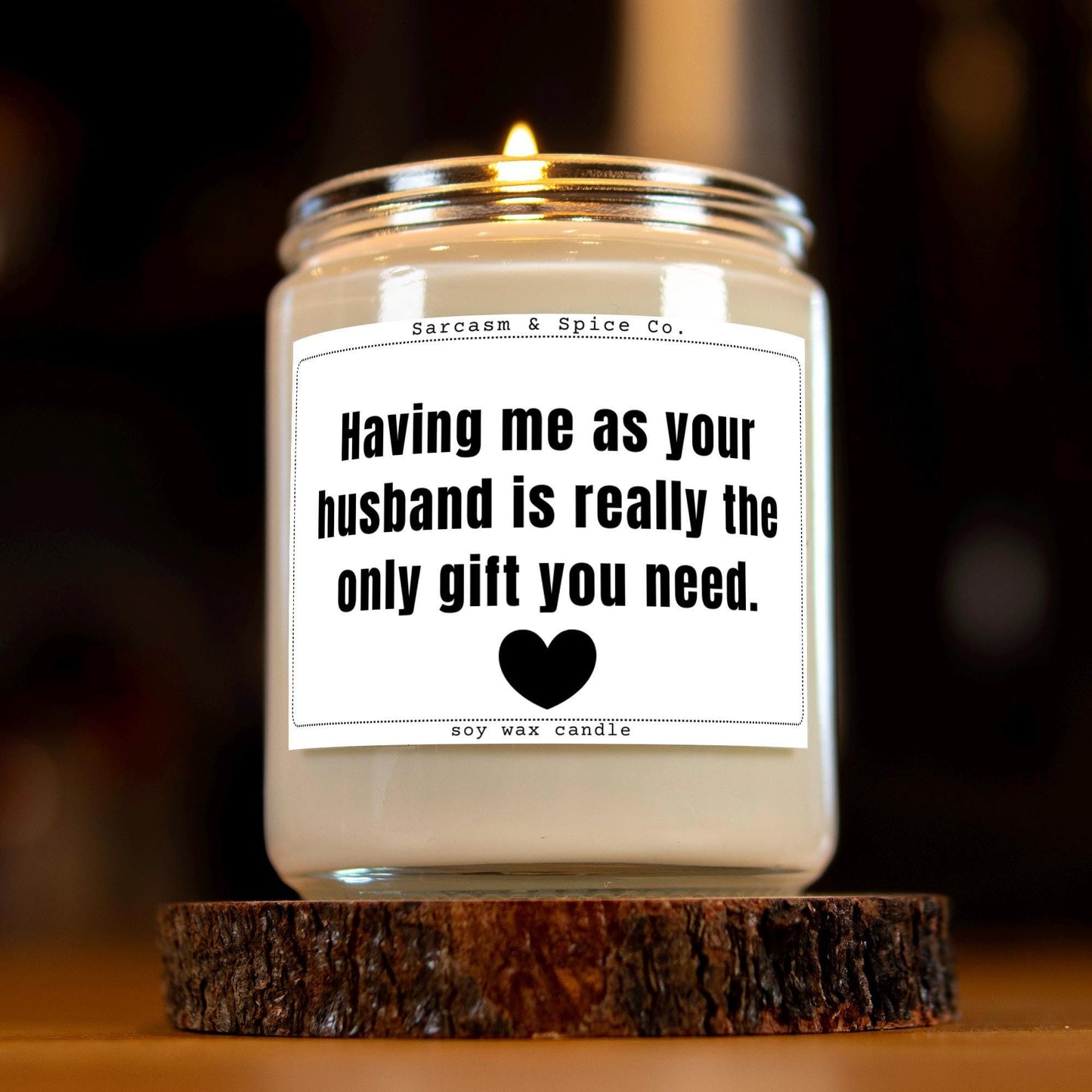 Wife Gift for Valentines Day Gift Vday Candle for Her Valentines Candle Anniversary Gift for Wife Husband Only Gift You Need 8