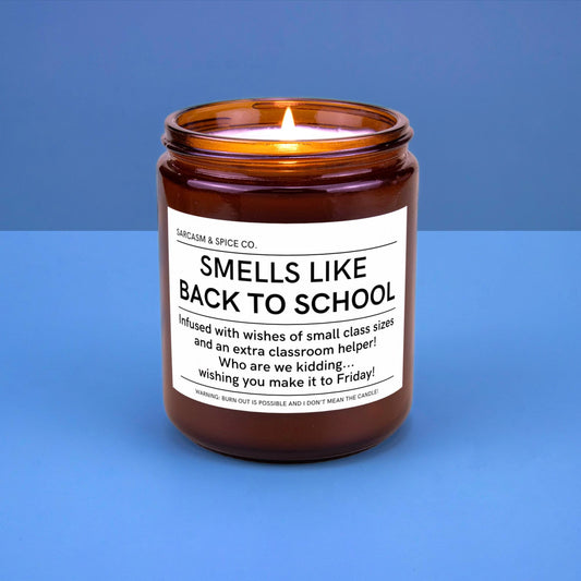 Gift for Teacher Day from Student Teacher Appreciation Gift Candle Best Educator Thank Your Present Smells Like Back to School