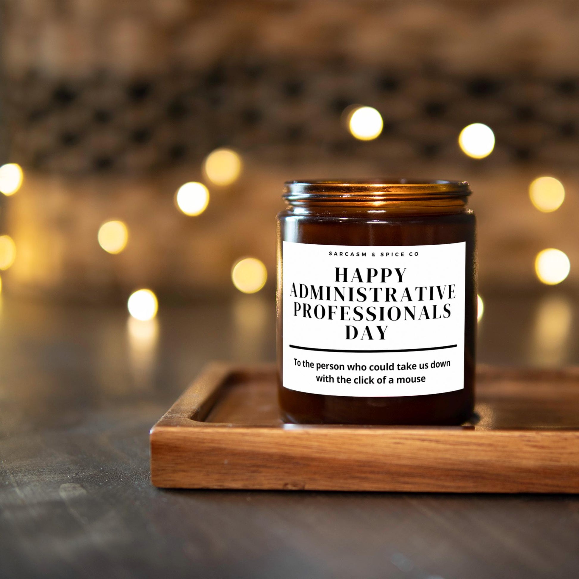 Admin Gift for Administrative Professionals Day Future Administrator Graduation Hand Poured Candle Happy Administrative Professionals Day