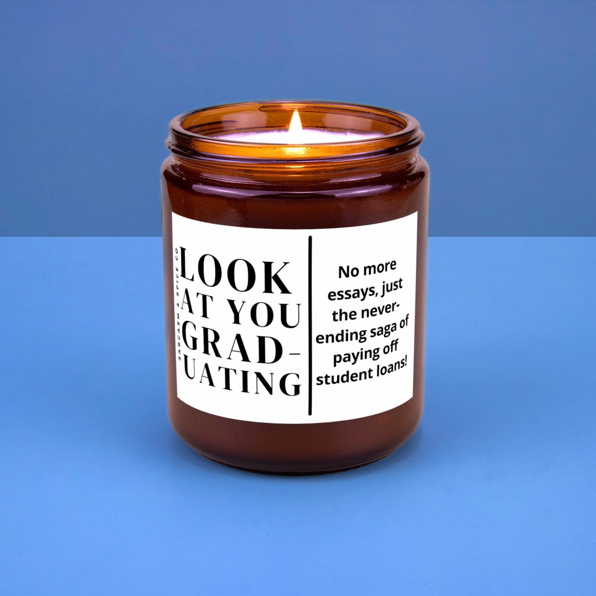 Graduation Gift Bachelors Degree Masters Graduation Nursing School High College Grad Funny Grad Candle Look at You Graduating