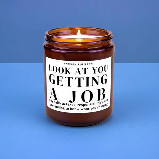 New Job Gift Congratulations Gift for Friend New Job Graduation Gift Work Promotion at Work Bestie Adulting Look at You Getting a New Job