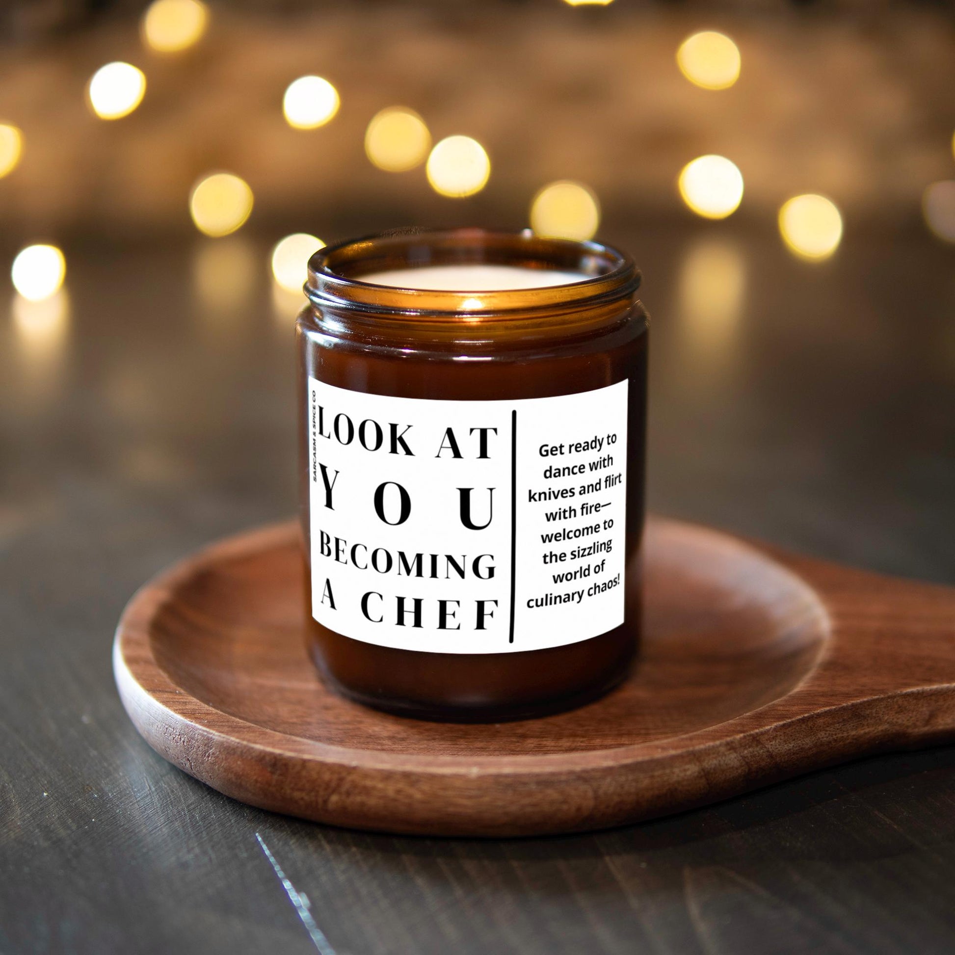 Chef Gift Culinary School Graduation New Chef Grad Candle Culinary Student Hand Poured Soy Wax Candle Look at You Becoming a Chef