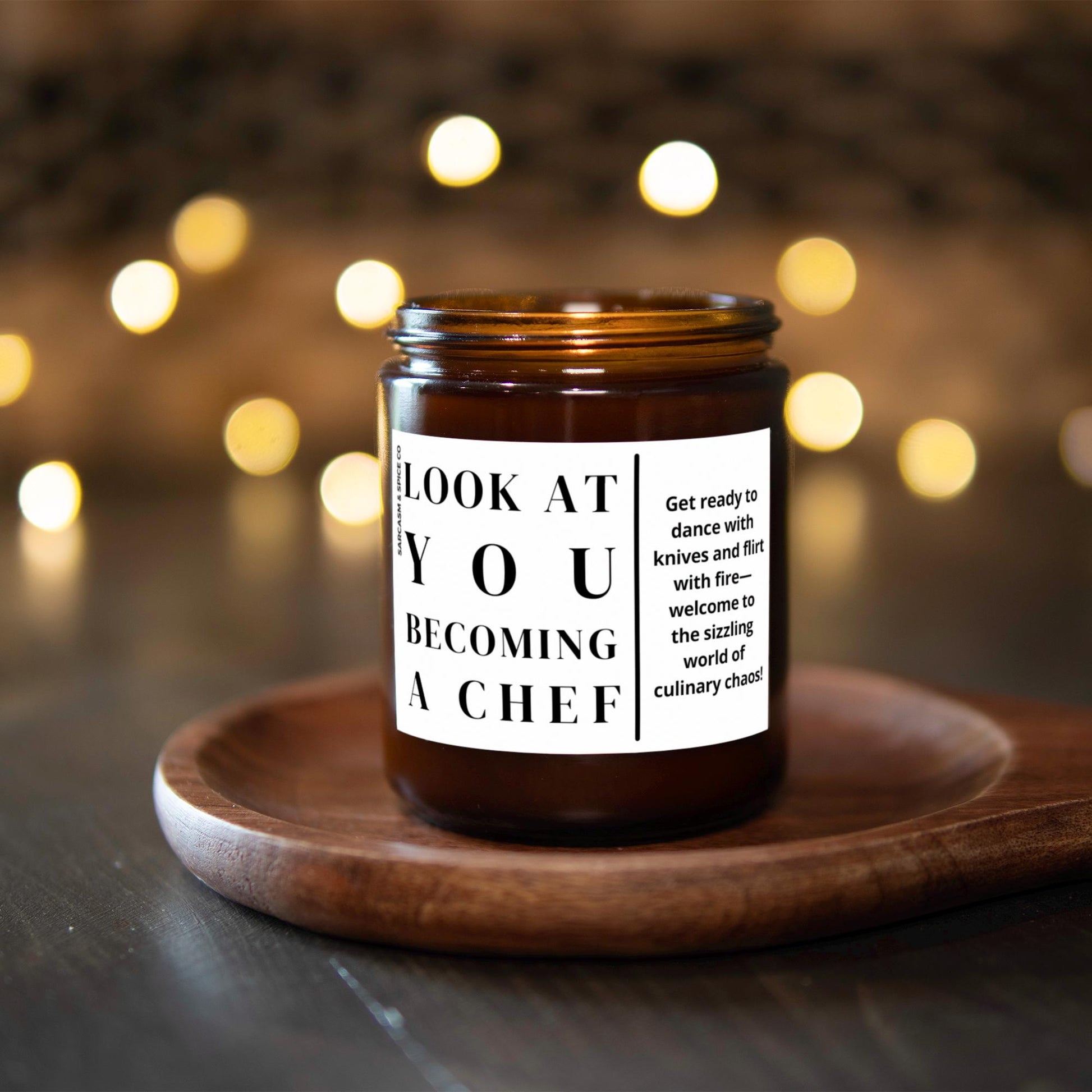 Chef Gift Culinary School Graduation New Chef Grad Candle Culinary Student Hand Poured Soy Wax Candle Look at You Becoming a Chef