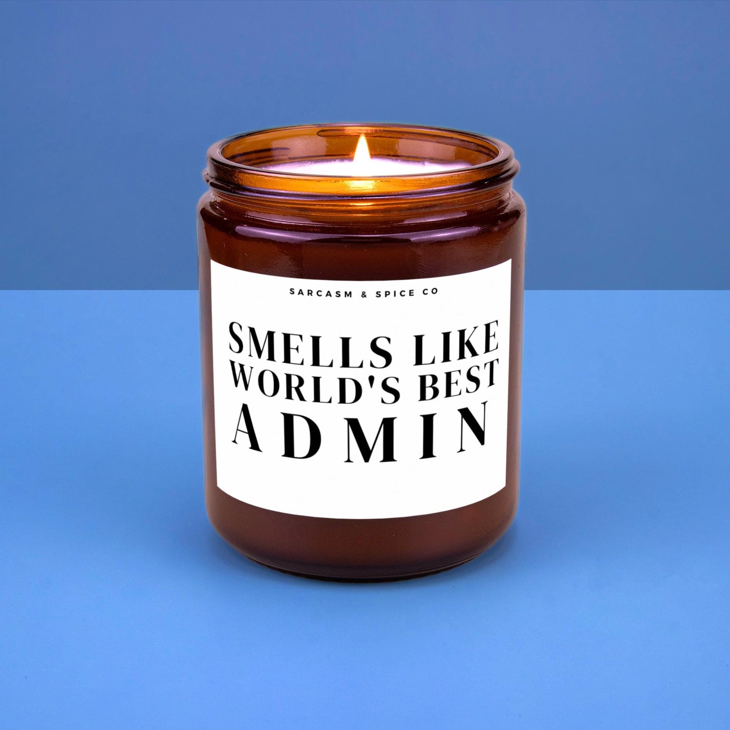 Admin Gift for Administrative Professionals Day Assistant Gift Secretarie Day Hand Made Soy Candle Smells Like World's Best Admin