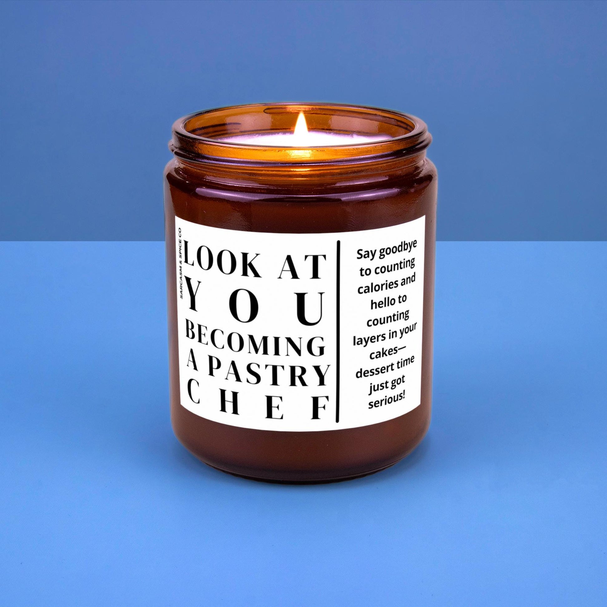 Pastry Chef Gift Culinary School Graduation New Pastry Chef Candle Culinary Student Soy Candle Look at You Becoming a Pastry Chef