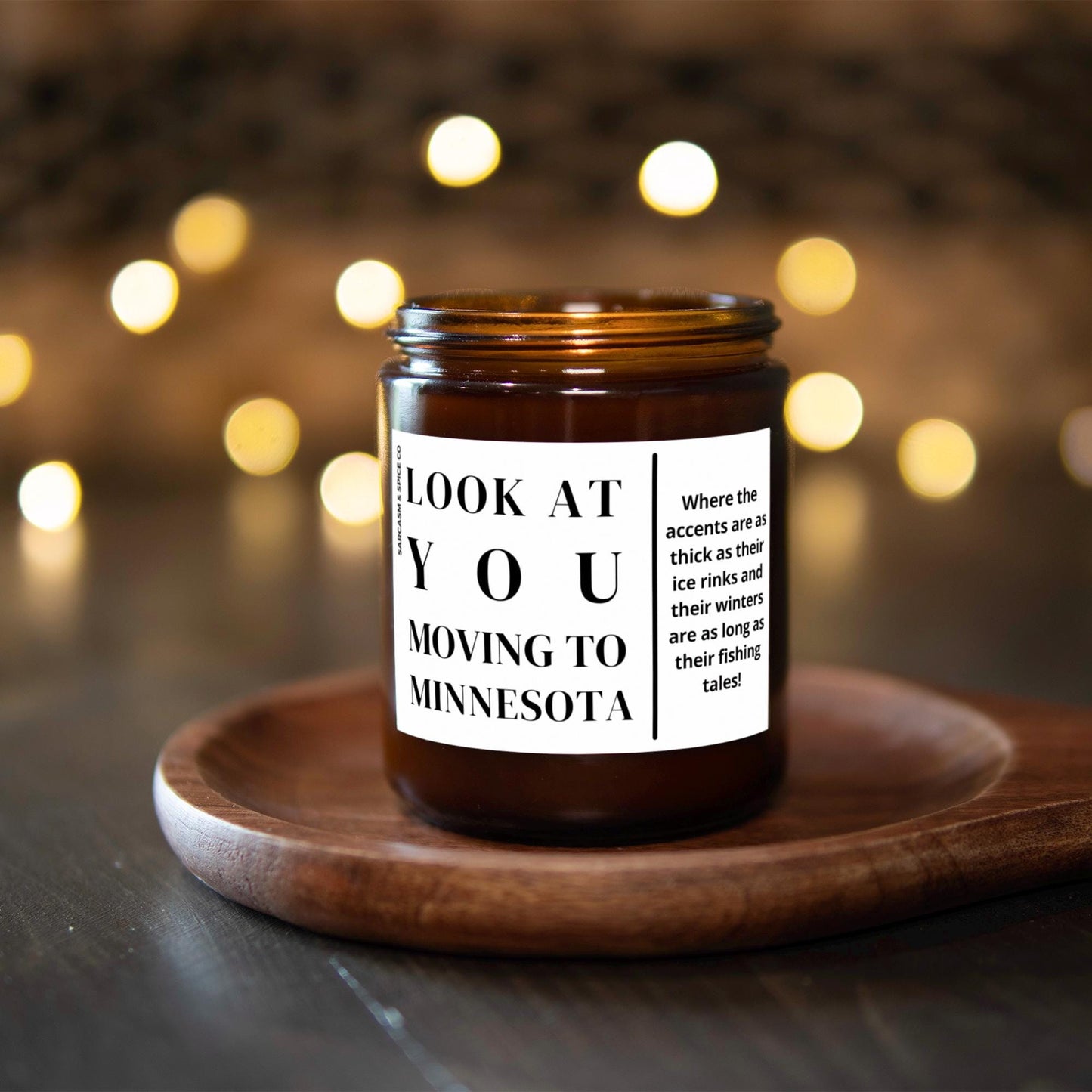 Minnesota Moving Gift for New Home Housewarming Gift Friend Family Moving Job New Life Soy Candle Look At You Moving To Minnesota