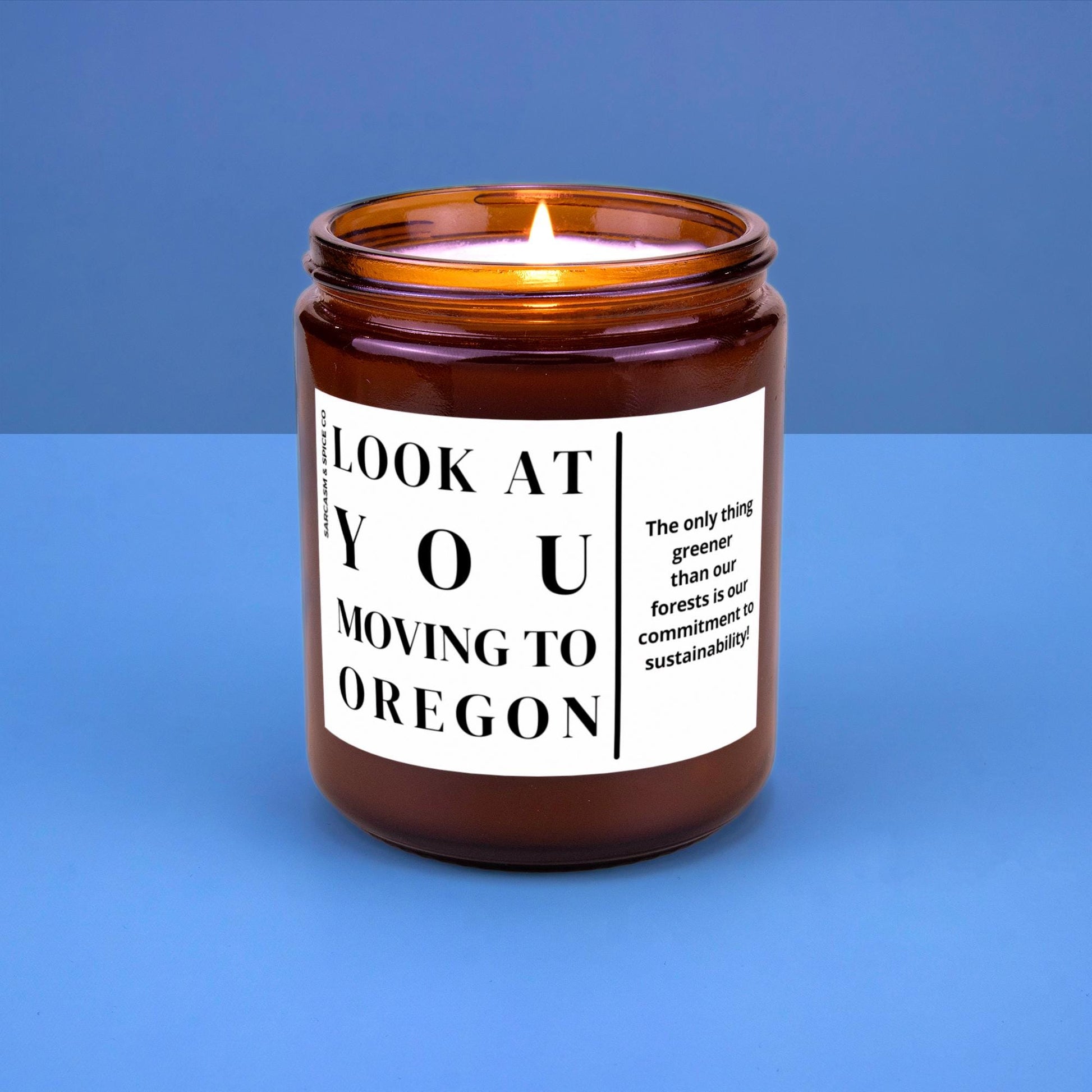 Oregon Moving Gift for New Home Housewarming Gift Friend Family Moving Job New Life Hand-Poured Soy CandleLook At You Moving To Oregon