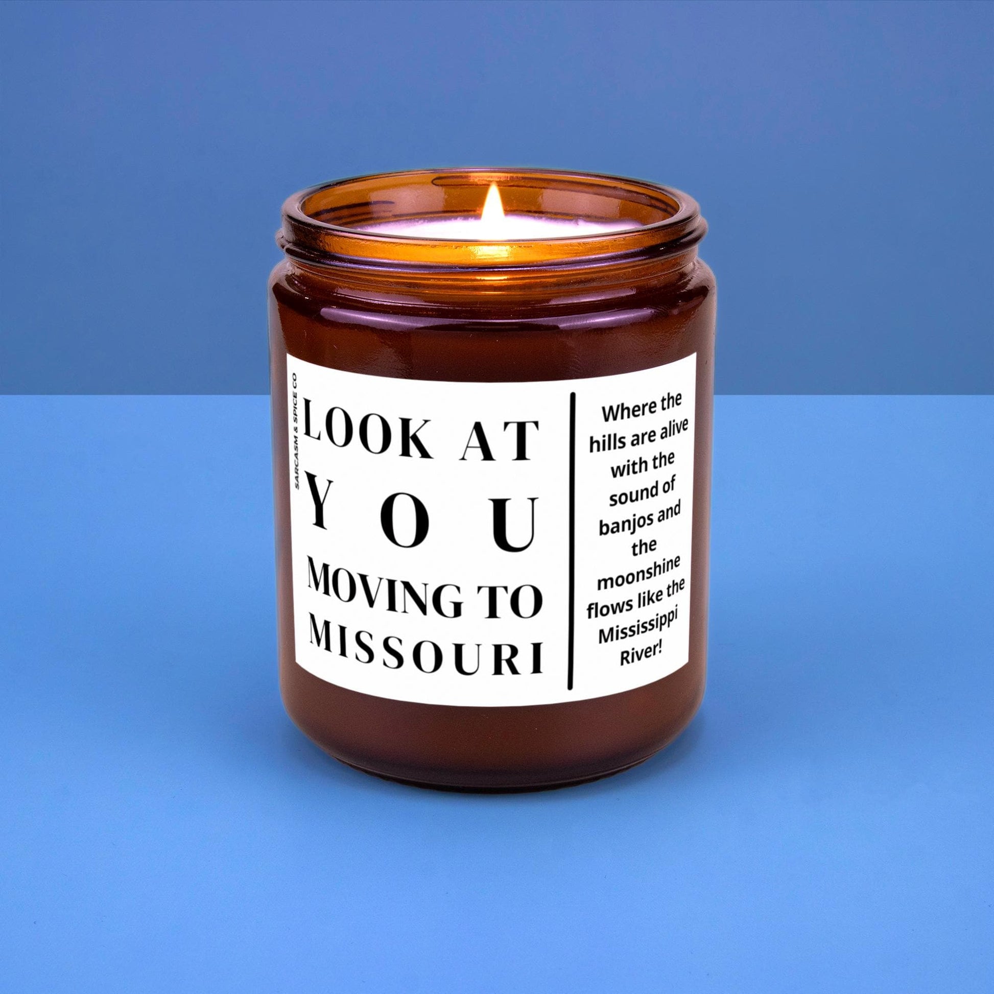 Missouri Moving Gift for New Home Housewarming Gift Friend Family Moving Job New Life Hand-Poured Soy Candle Look At You Moving To Missouri