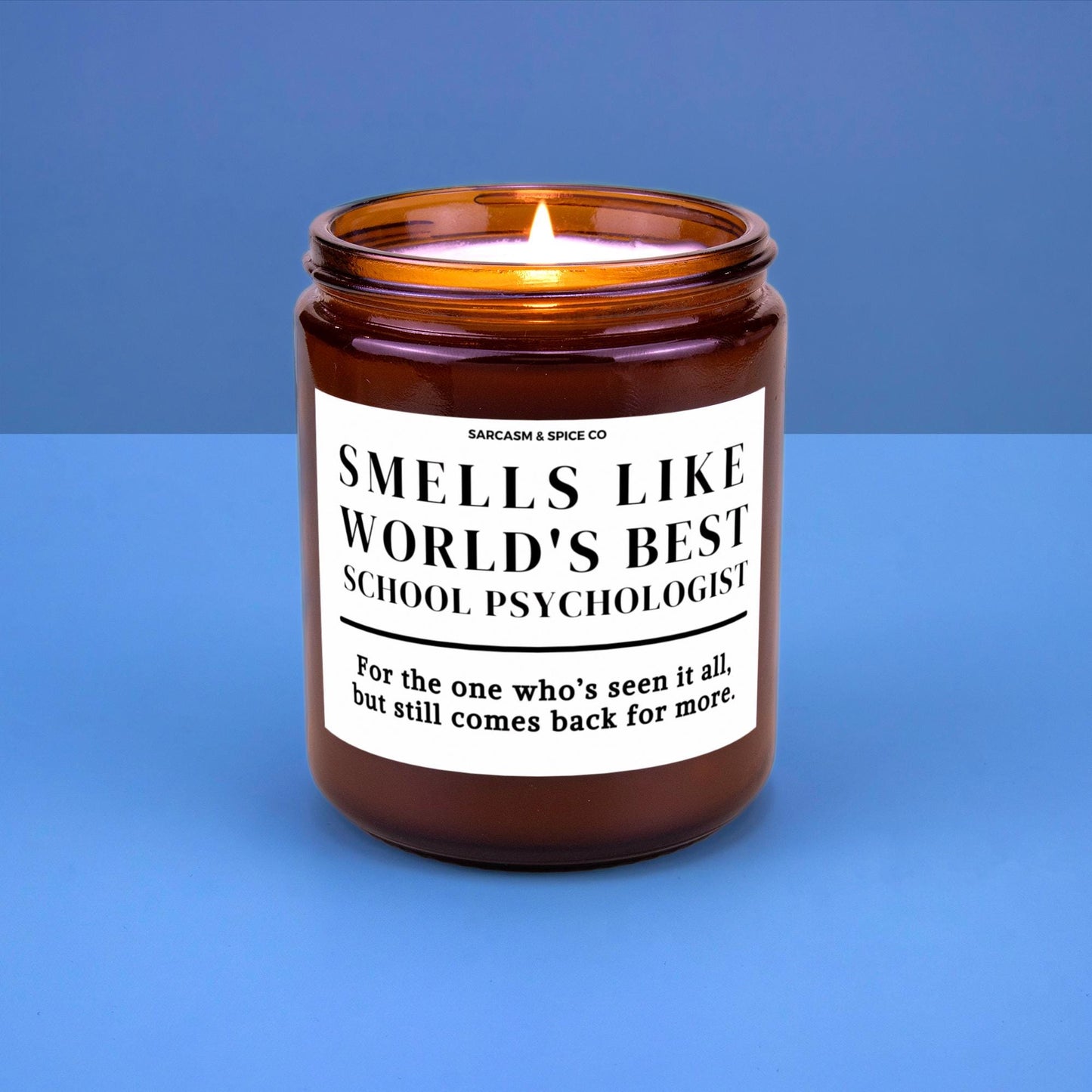 Best School Psychologist Appreciation Gift Teacher Candle Funny Surprise Gift for Psychologist Smell Like Worlds Best School Psychologist