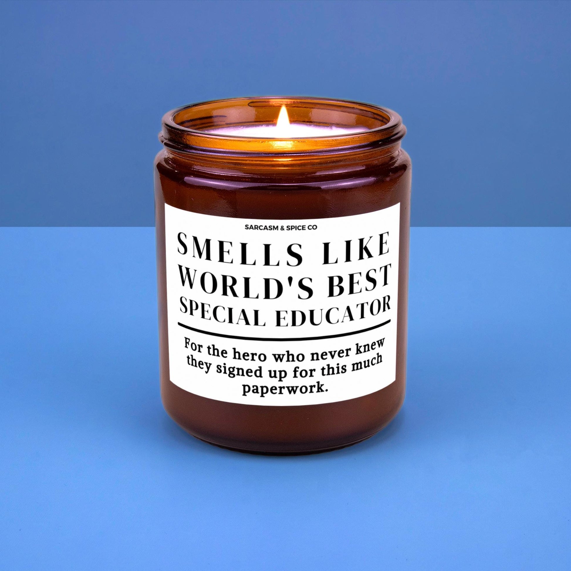 Best Special Educator Appreciation Gift Special Educator Candle Funny Surprise Gift for Teacher Smell Like Worlds Best Special Educator