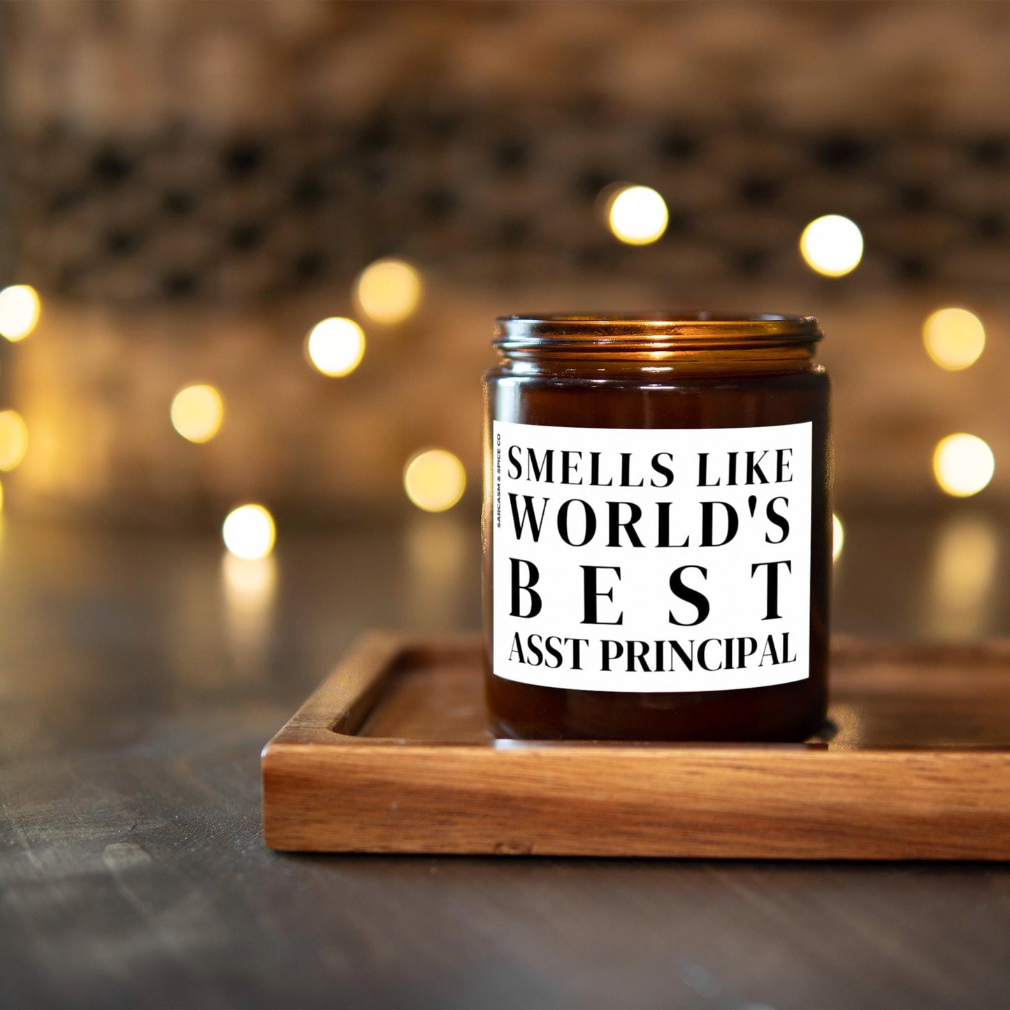 Asst Principal Appreciation Gift Asst Principal Funny Candle Funny Surprise Gift for Teacher Smell Like Worlds Best Asst Principal 6