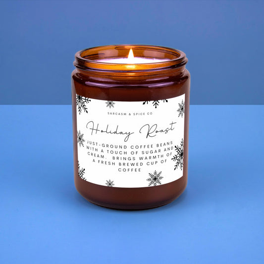 Holiday Roast Candle Lover Gifts for Her Home Decor Candle Homemade Hand Poured Soy Wax Candle Clean Scent Perfect Gift for Home