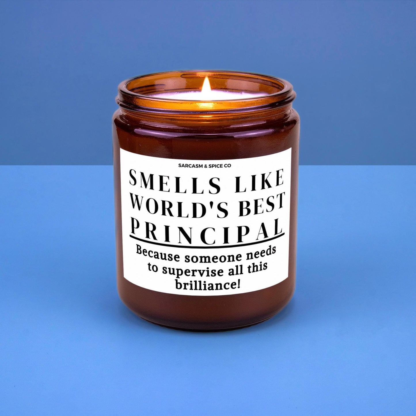 Best Principal Appreciation Gift Student Teacher Funny Candle Funny Surprise Gift for Teacher Smell Like Worlds Best Principal