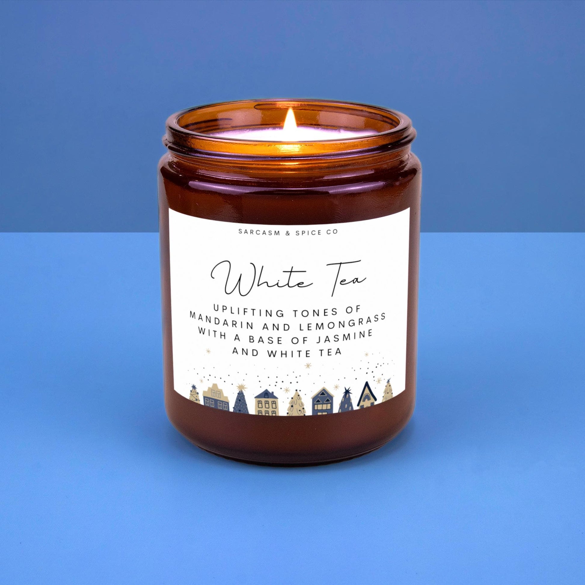 White Tea Candle Lover Gifts for Her Home Decor Candle Homemade Hand Poured Soy Wax Candle Clean Scent Perfect Gift for Home
