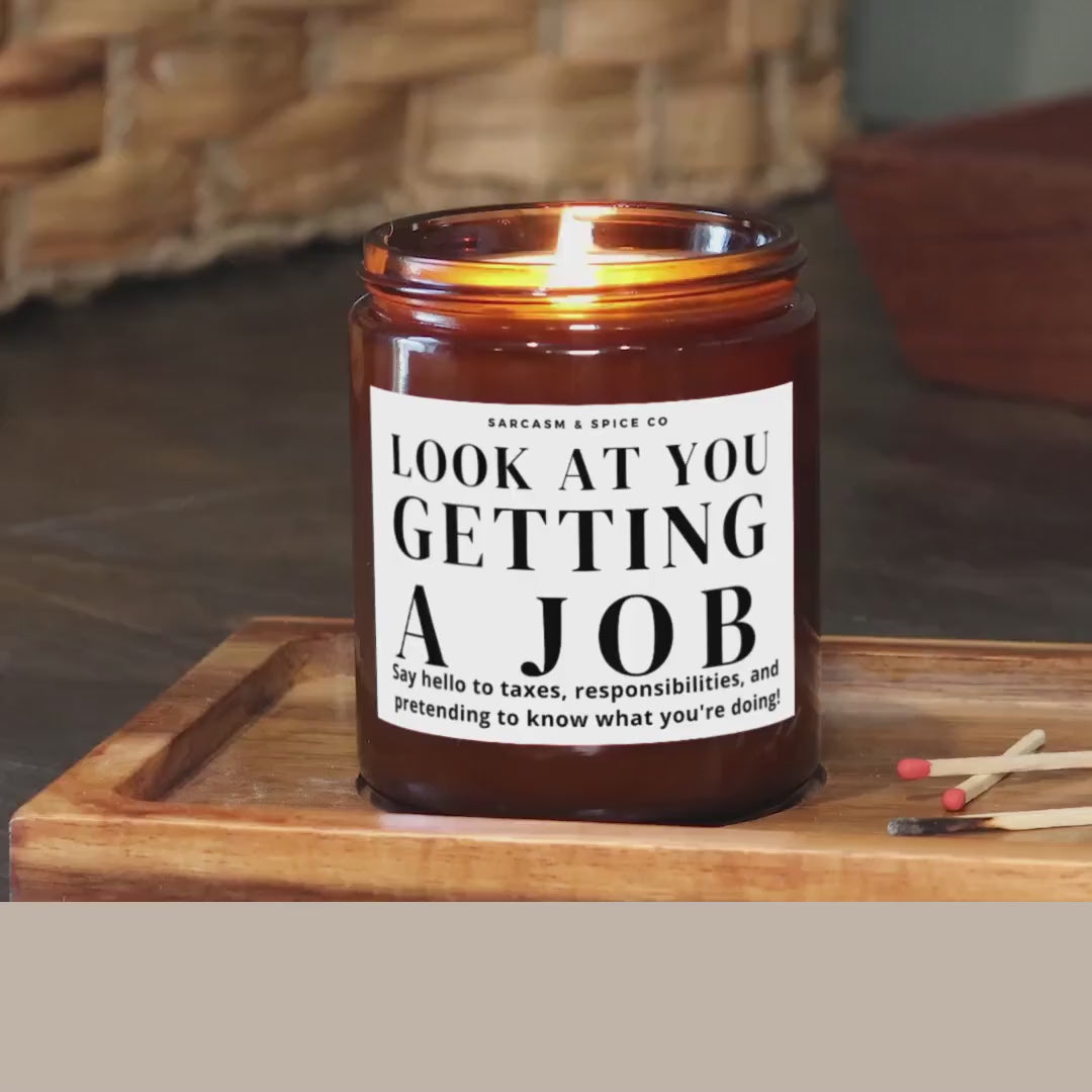 New Job Gift Congratulations Gift for Friend New Job Graduation Gift Work Promotion at Work Bestie Adulting Look at You Getting a New Job