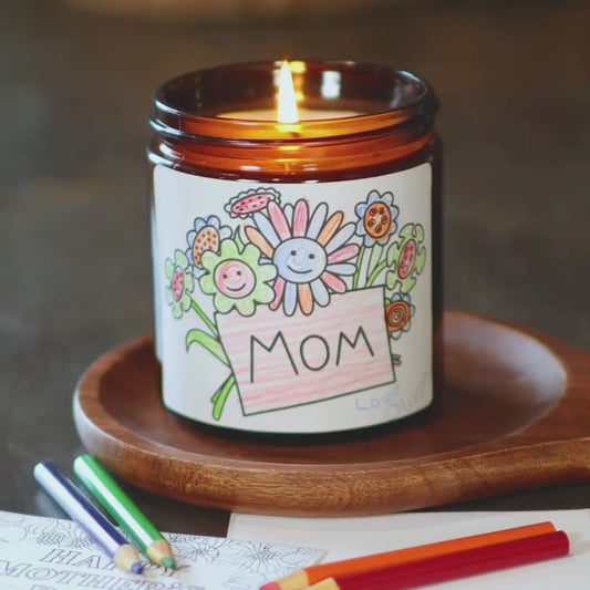 Mom Gift Color Your Own Candle Mom Gift Mothers Day gift for Mom Unique Gift Grandma Build Personalized Color-Your-Own Candle