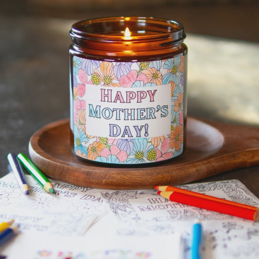 Mom Gift Color Your Own Candle Mom Gift Mothers Day gift for Mom Unique Gift Grandma Build Personalized Color-Your-Own Candle